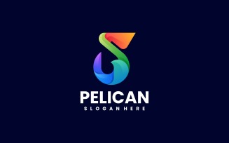 Pelican Gradient Colorful Logo Vol.5