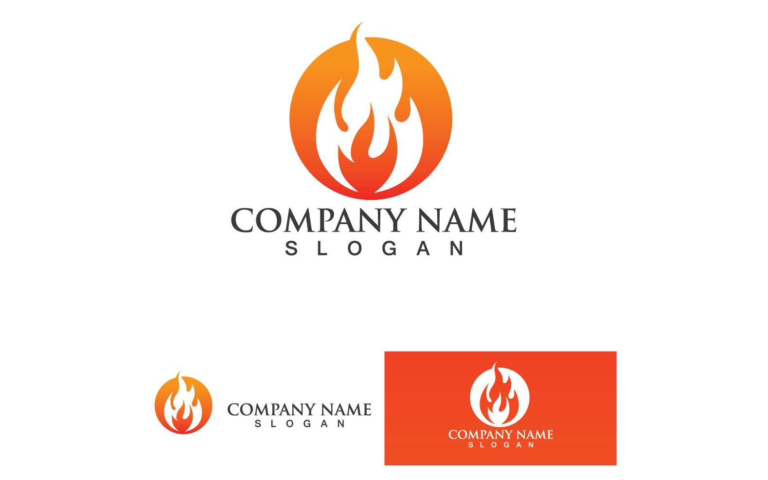 Template #277907 Flame Vector Webdesign Template - Logo template Preview