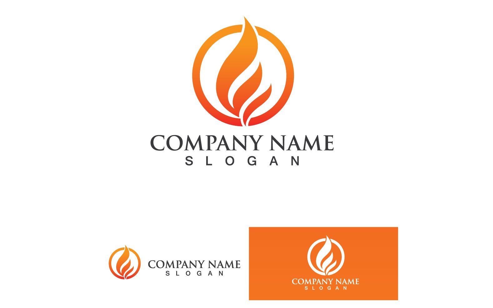 Template #277914 Flame Vector Webdesign Template - Logo template Preview