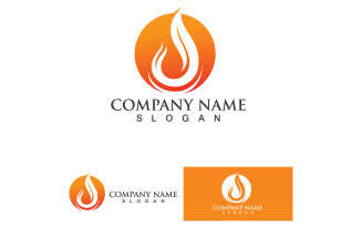 Fire Burn And Flame Logo Vector V42