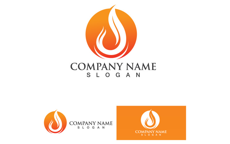 Fire Burn And Flame Logo Vector V42 Logo Template