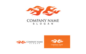 Fire Burn And Flame Logo Vector V50