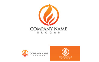 Fire Burn And Flame Logo Vector V55