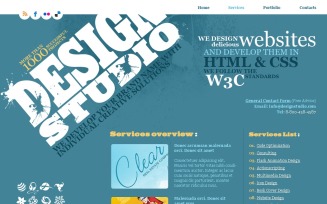 Design Studio PSD Template
