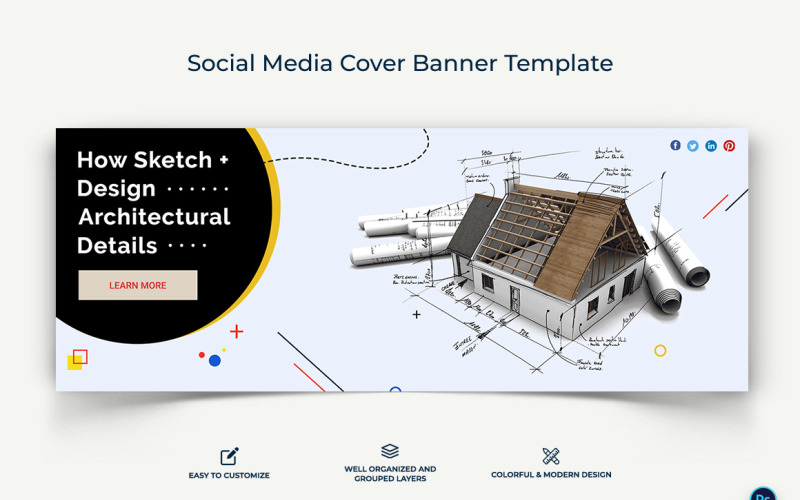 Architecture Facebook Cover Banner-02 Social Media
