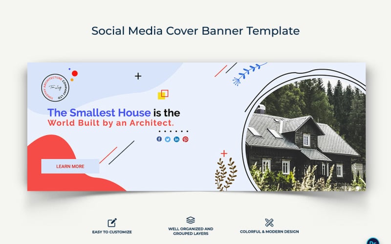 Architecture Facebook Cover Banner-04 Social Media