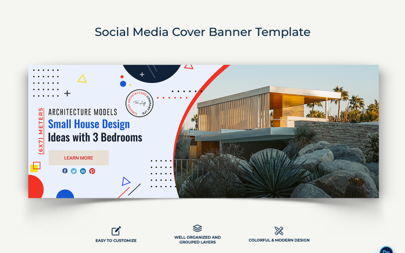 Architecture Facebook Cover Banner-05 Social Media
