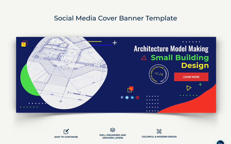 Architecture Facebook Cover Banner-06 Social Media