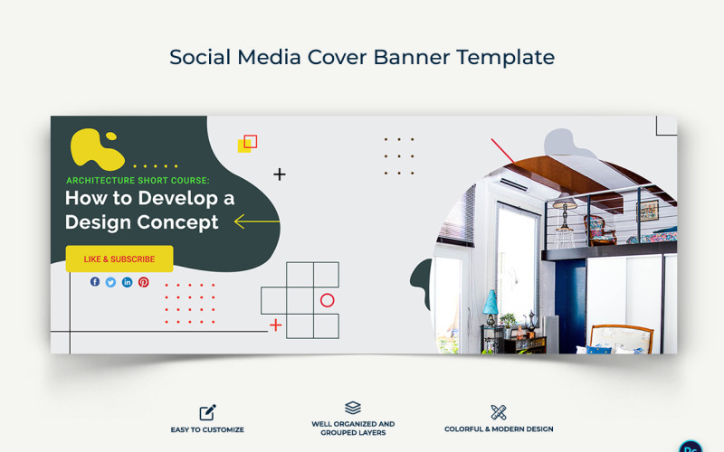 Architecture Facebook Cover Banner-11 Social Media