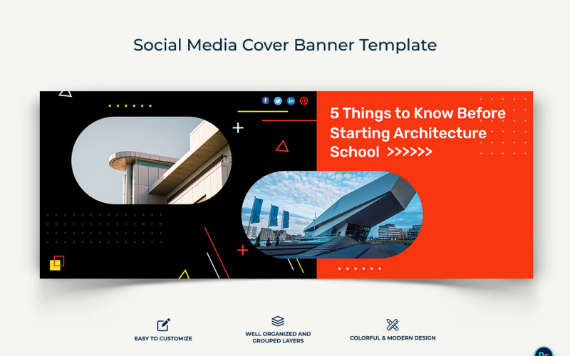 Architecture Facebook Cover Banner-18 Social Media