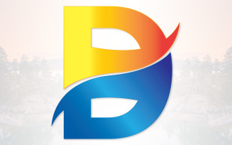 D Letter Logo Design in a Modern Minimalist Style