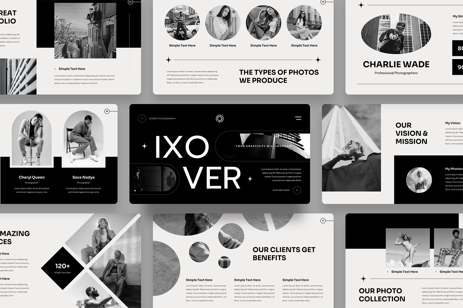 Kit Graphique #278546 Agency Minimalist Divers Modles Web - Logo template Preview