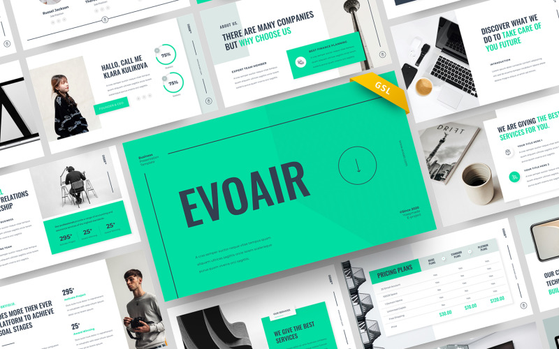 EVOAIR - Business Google Slide Template