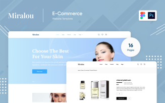 Miralou Three - Cosmetic Store eCommerce Theme