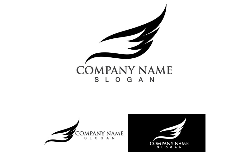 Wing Pigeon Bird Logo Vector Icon V11 Logo Template