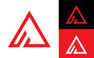 A Letter Logo Design in a Modern Minimalist Style