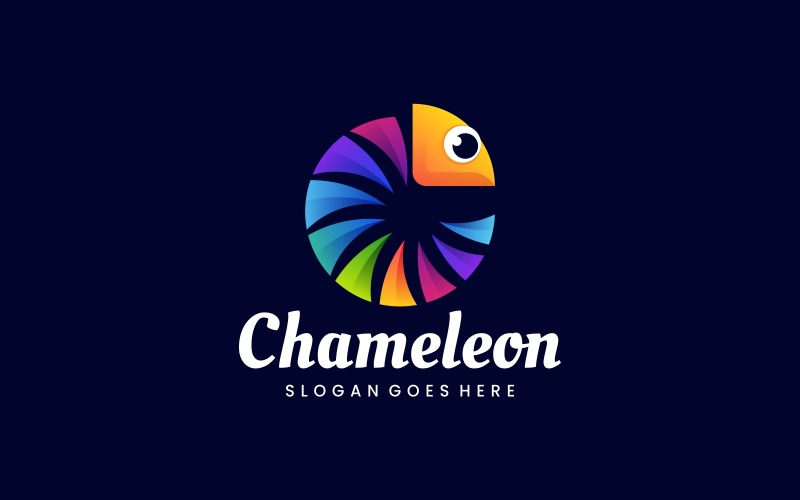 Chameleon Gradient Colorful Logo 1 Logo Template