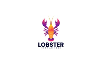 Lobster Gradient Colorful Logo