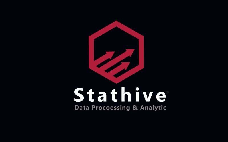 the Star Hive Data Analytic Logo Template