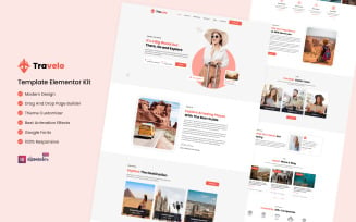 Travelo - Tour and Travels Elementor Kit Template