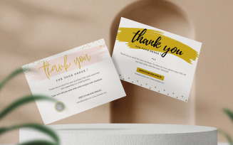 Business Thank you Card | Canva Template