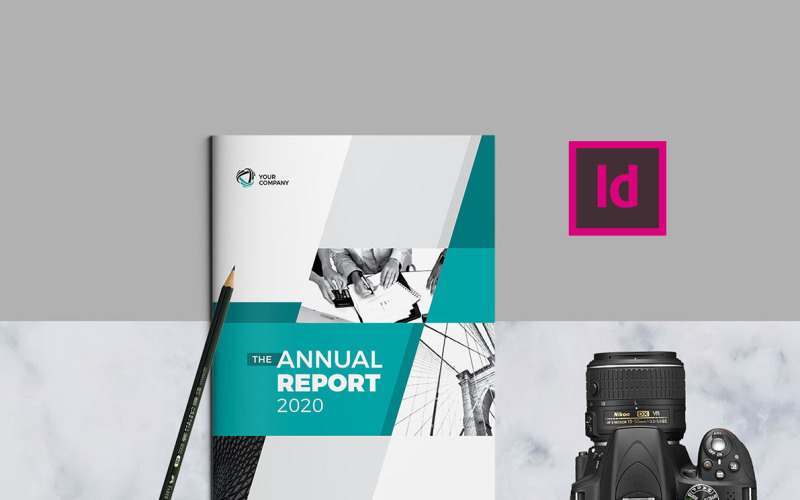 Modern Business Annual Report Template Corporate Identity