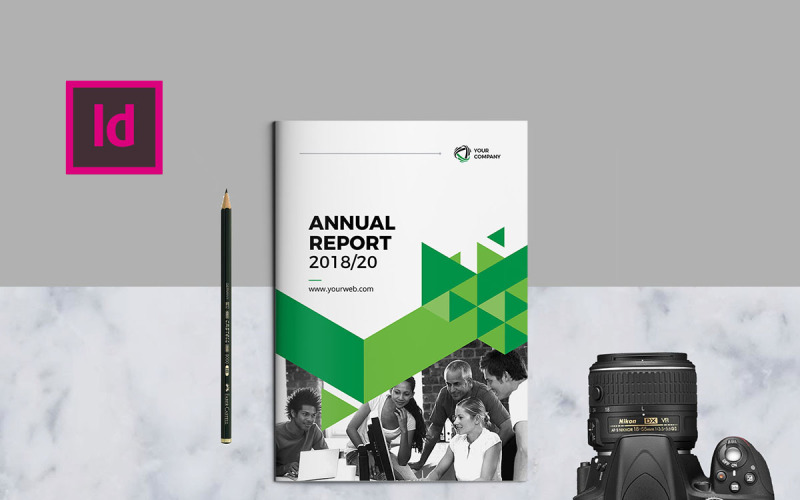 Modern Business Annual Report Corporate Identity