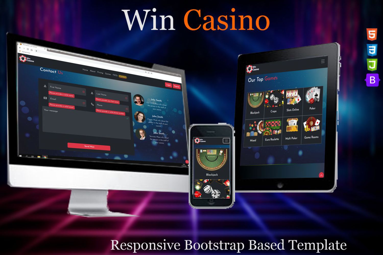 Kit Graphique #279014 Casino Gambling Divers Modles Web - Logo template Preview