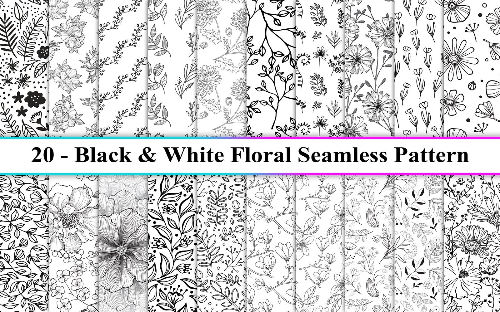 Kit Graphique #279098 Noir Floral Divers Modles Web - Logo template Preview