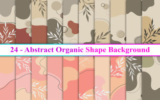 Abstract Organic Shape Background, Abstract Boho Background