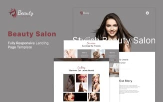 Beauty Salon - Landing Page Template