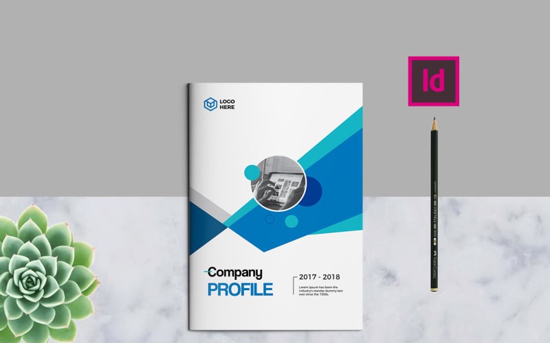 Business Profile Unique Design Template Corporate Identity