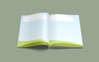 Notebook Mockup | Simple Book Cover Template | Journal Mockup | Stationary Mockup Display PSD Mockup
