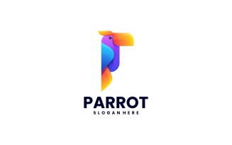 Parrot Gradient Colorful Logo 3