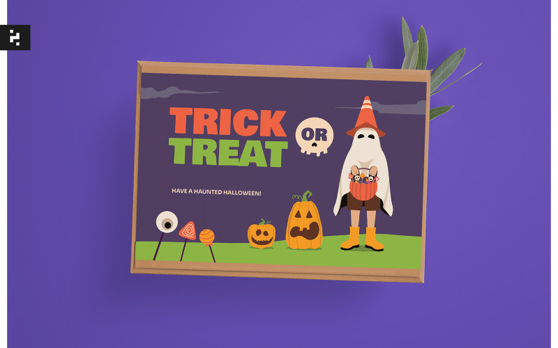 Trick or Treat Greeting Card Corporate Identity