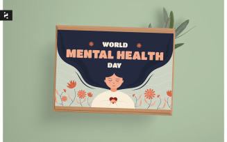 World Mental Health Day Greeting Card