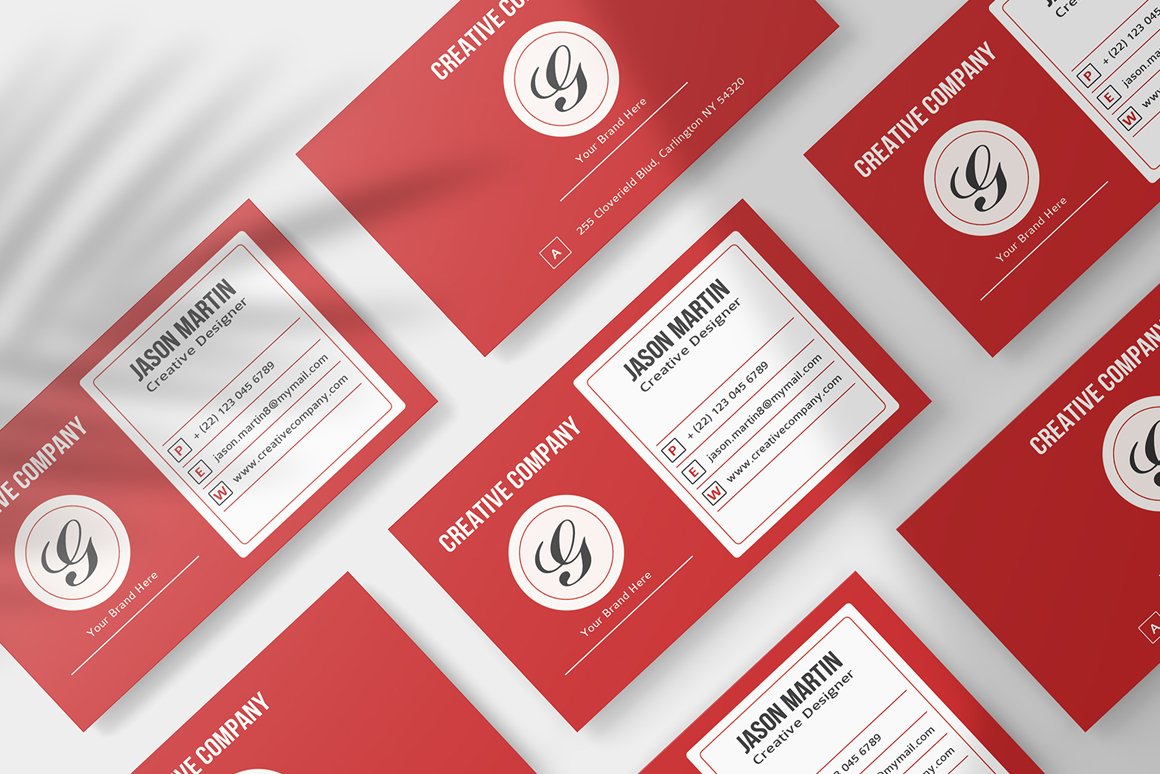 Template #279295 Card Business Webdesign Template - Logo template Preview