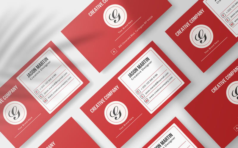 Business Card Template V01 Corporate Identity
