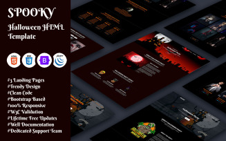Spooky - Halloween Events Landing Page HTML Template