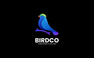 Bird Gradient Logo Style Vol.6