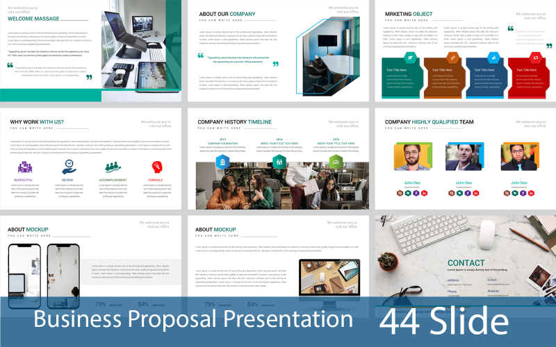 Business Proposal Presentation_V_004 PowerPoint Template