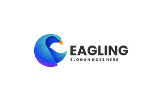 Eagle Gradient Logo Style Vol.9