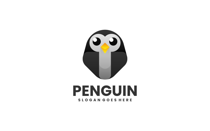 Penguin Gradient Logo Style Vol.2 Logo Template