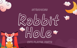 Rabbit Hole - Cute Handwriten Playful