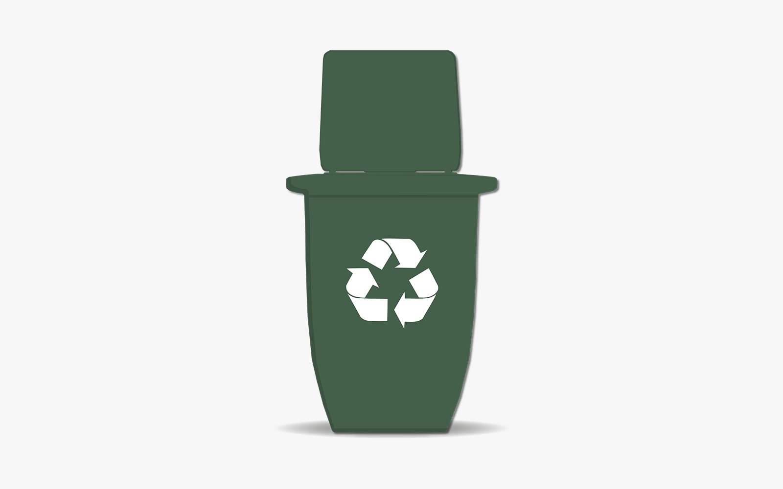 Recycle Trash Bin Design Vector