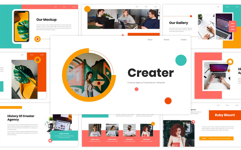 Creater - Creative Agency Powerpoint PowerPoint Template