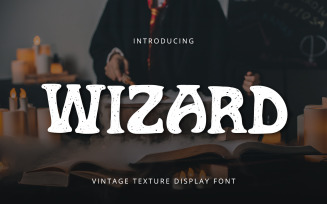 Wizard - Texture Display Font