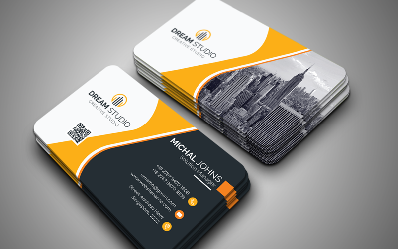 Business Card Templates Corporate Identity Template v107