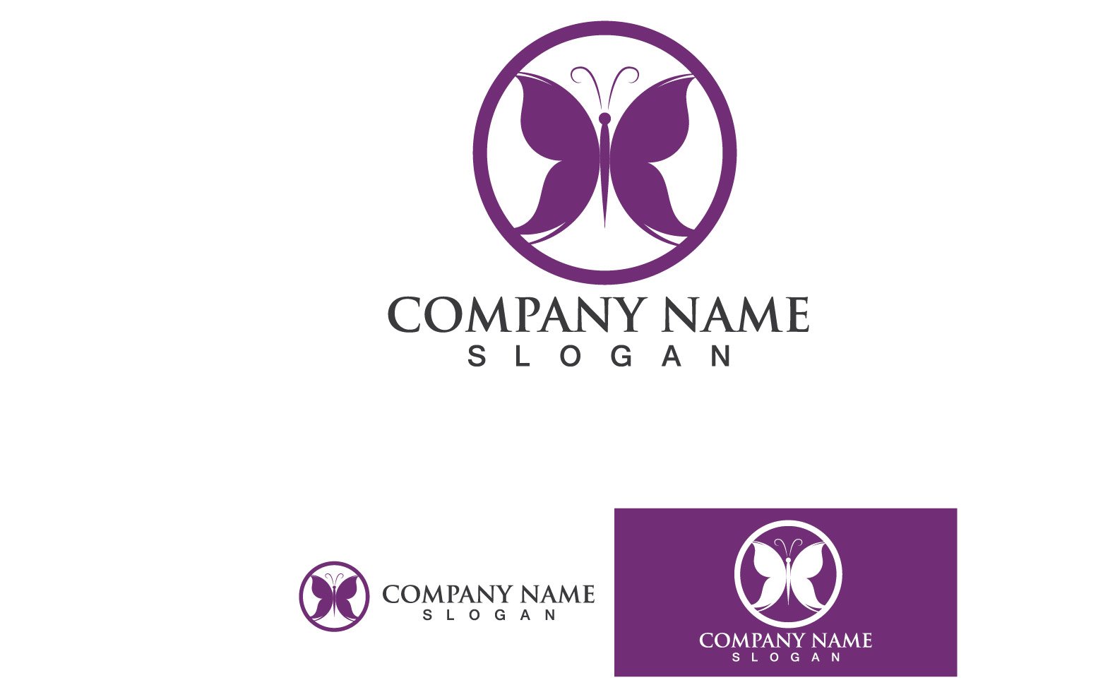 Kit Graphique #279560 Papillon Vecteur Web Design - Logo template Preview