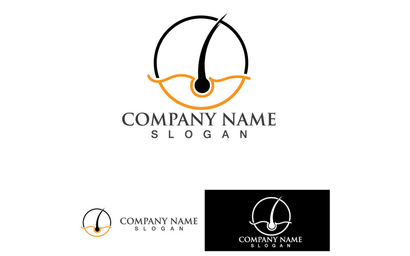 Hair Treatment Logo And Symbol Template Element V Logo Template